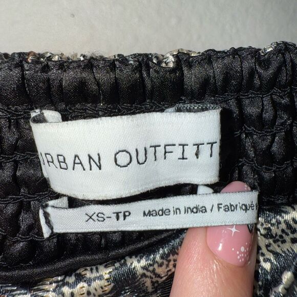 Urban Outfitters Spaghetti Strap Bodycon Slit Leopard Dress XS NEW #719 - Picture 11 of 12